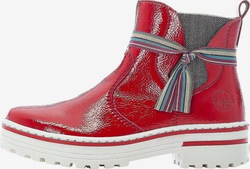 Chelsea Boots Rieker en rouge