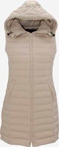 Aniston CASUAL Vest in Beige: front