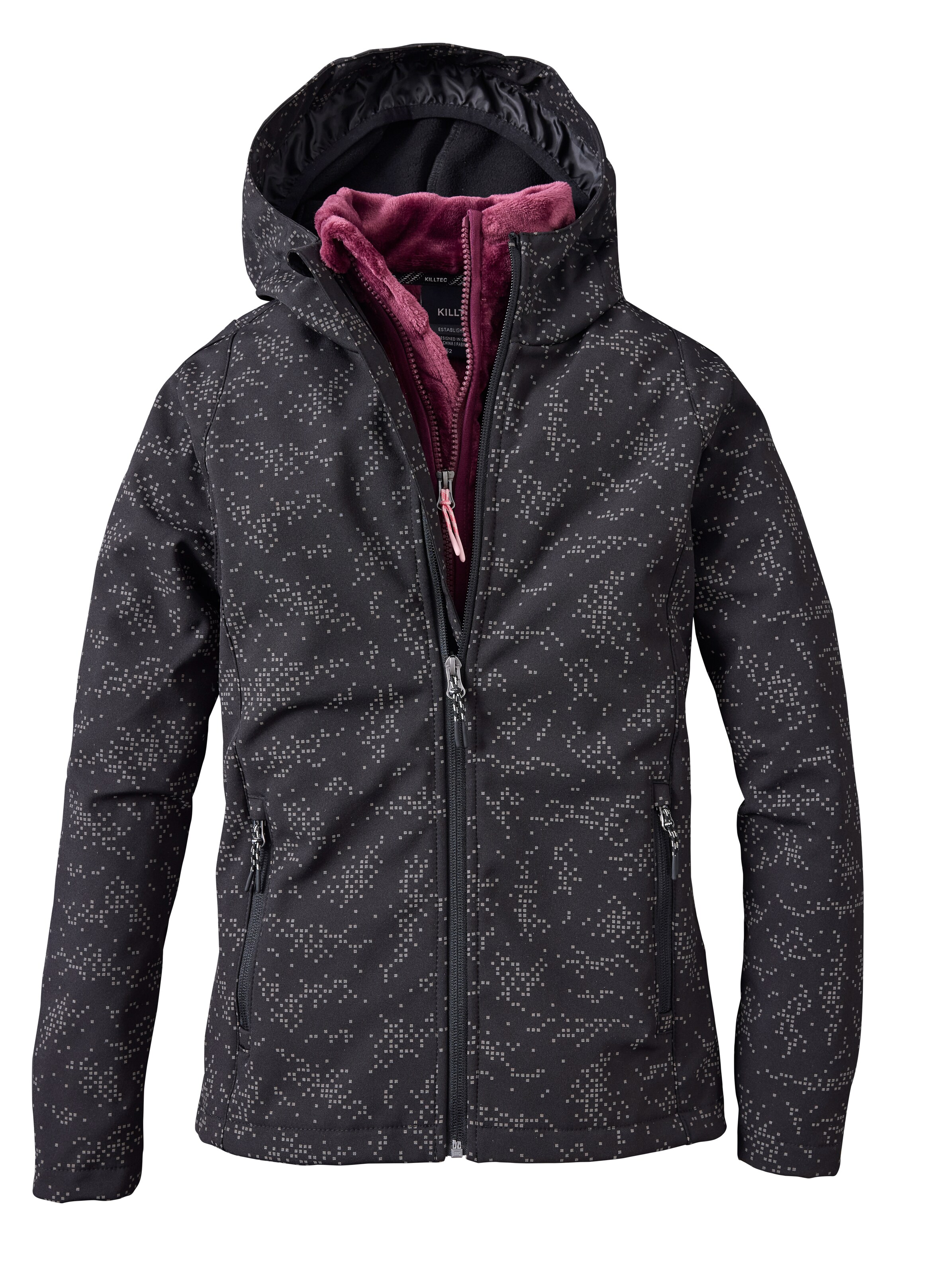 KILLTEC Between-Season Jacket in Black: front