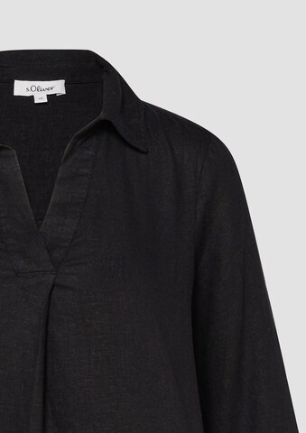 s.Oliver Blouse in Black