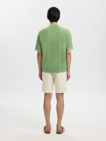 SELECTED - Camiseta en verde