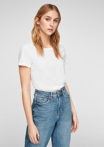 QS Shirt in Weiß: Vorderseite