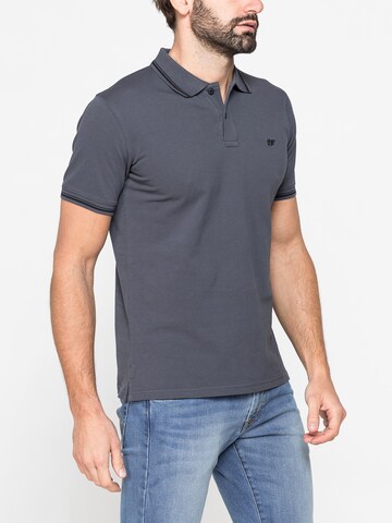 Carrera Jeans Regular Fit Hemd 'Piquet'‌‌‌‌‌‌‌‌‌‌ in Grau