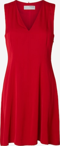 raudona SELECTED Suknelė 'SLFLEONORE': priekis