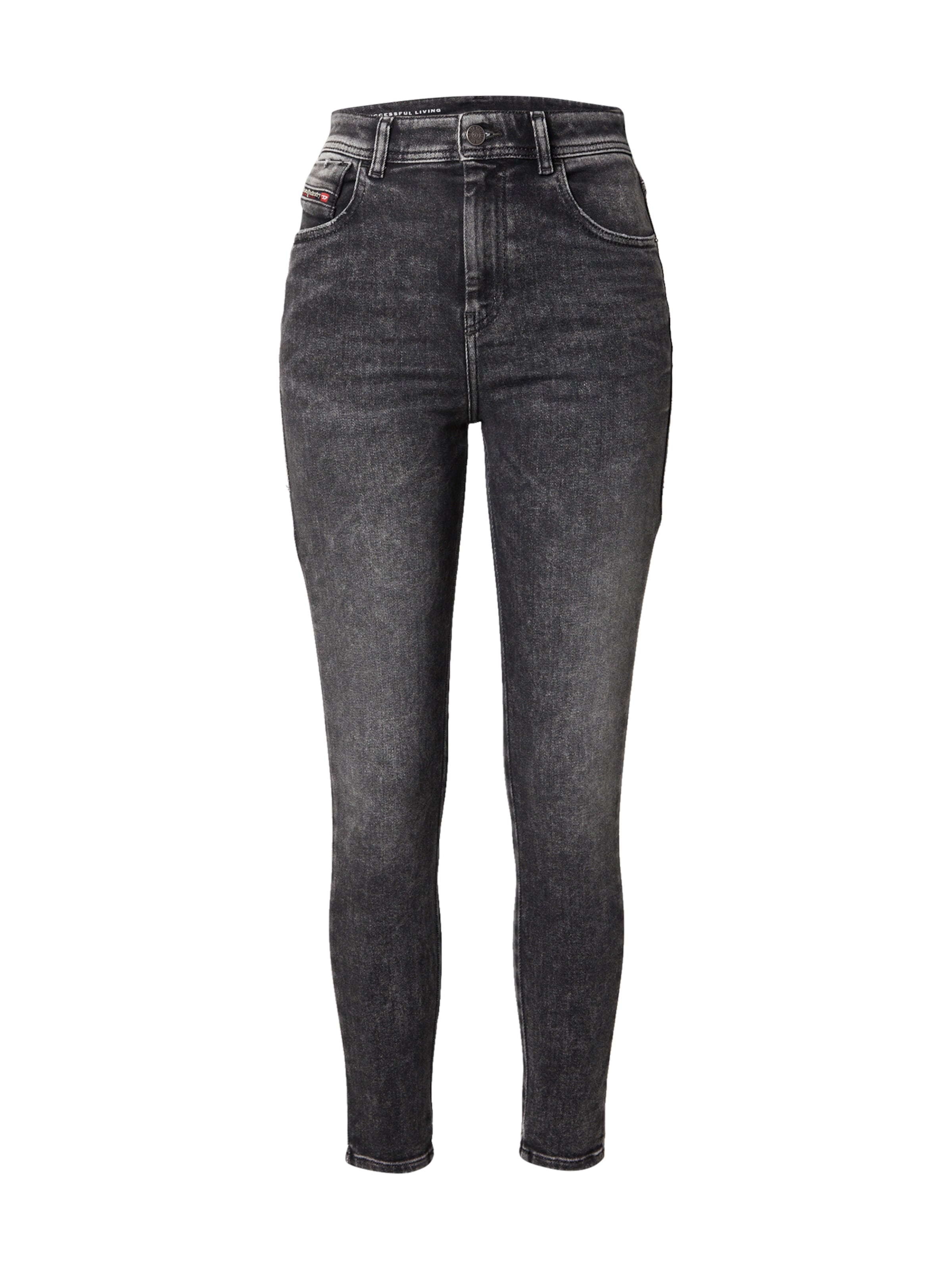 DIESEL Skinny Jeans &#x27;1984 SLANDY&#x27; in Zwart: voorkant