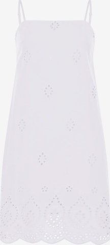 FRESHLIONS Sommerkleid 'Ella' in Weiß: Vorderseite