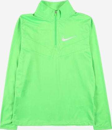 NIKESportska sweater majica - zelena boja: prednji dio