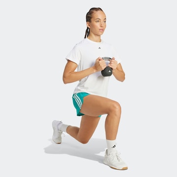 ADIDAS PERFORMANCE Loose fit Workout Pants 'Pacer' in Green