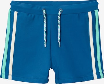 NAME IT Badshorts 'Zanas' i blå: framsida