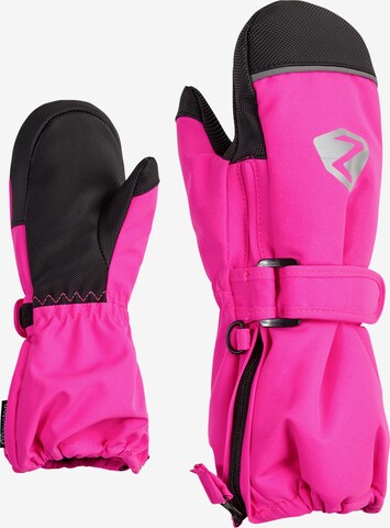 ZIENER Athletic Gloves 'LANUP AS(R) AW' in Pink: front
