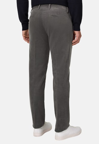 Boggi Milano Slim fit Chino trousers in Grey: back