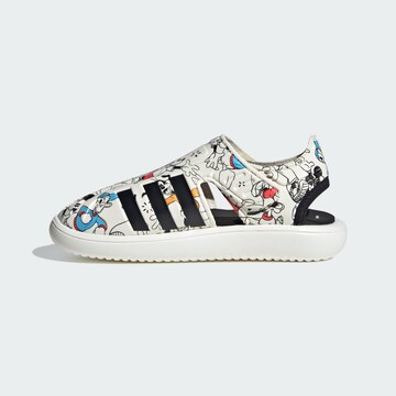 Claquettes / Tongs 'Disney Mickey' ADIDAS SPORTSWEAR en blanc