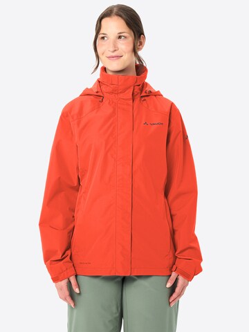 VAUDE Outdoorjas 'Escape' in Rood: voorkant