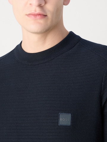 BOSS Sweater 'Anion' in Blue