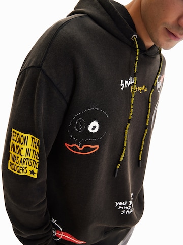 Desigual - Sudadera con cremallera 'Dante' en negro