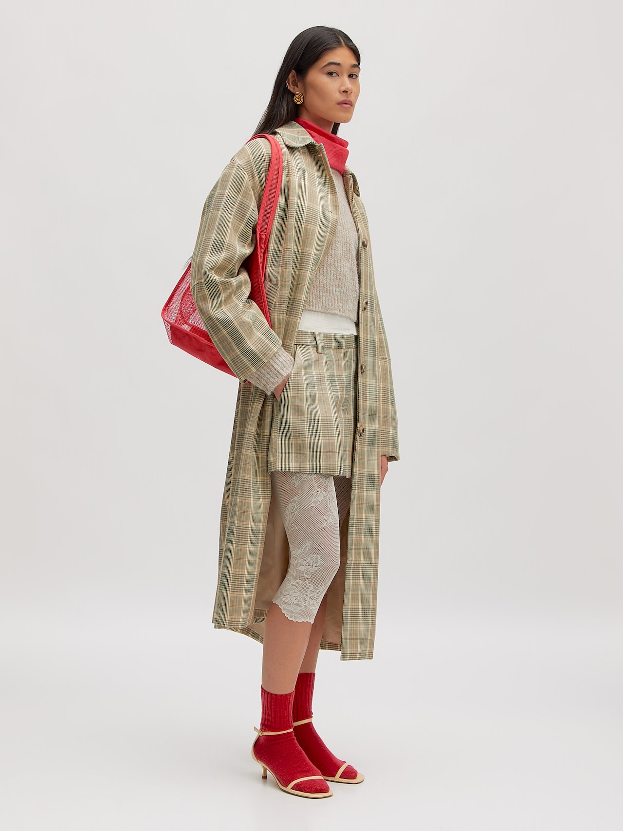 EDITED Cappotto di mezza stagione 'Nastasja' crema