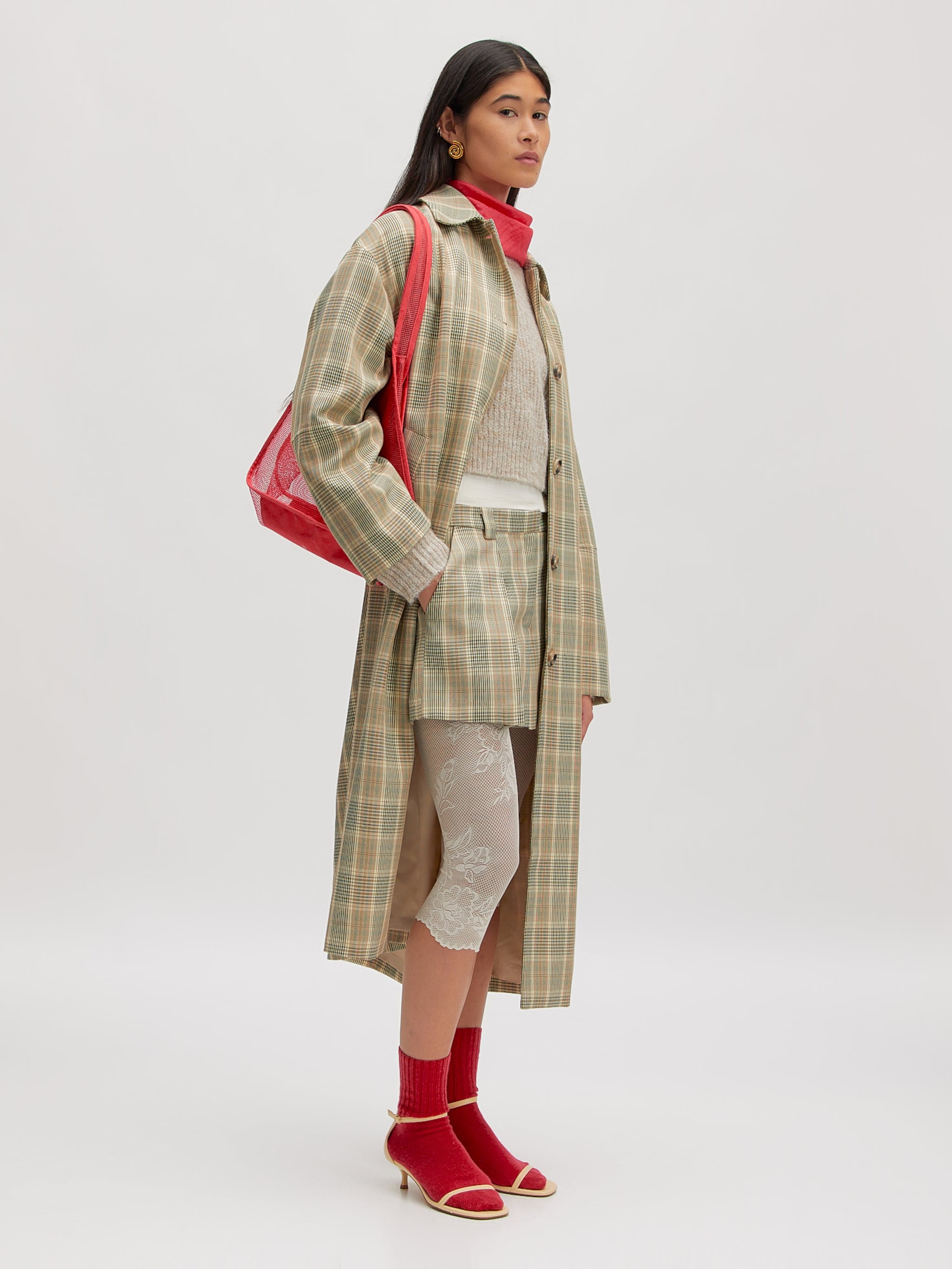 EDITED Tussenmantel 'Nastasja' Crème