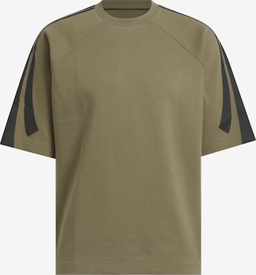 ADIDAS PERFORMANCE - Camiseta deportiva 'Basketball Short Sleeve (Gender Neutral)' en verde: frente