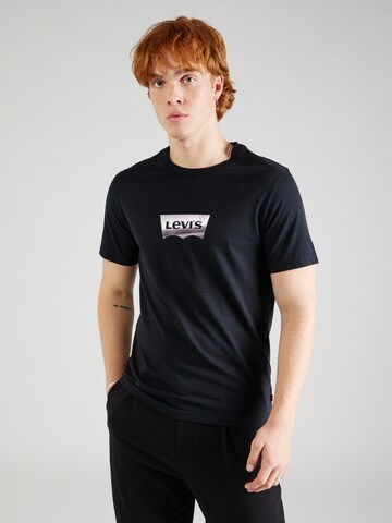 LEVI'S ® Regular Shirt 'Graphic Crewneck Tee' in Blau: Vorderseite