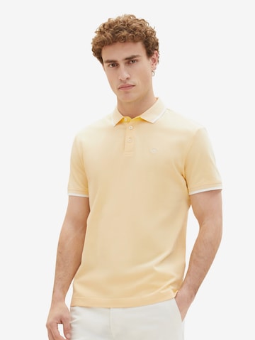 TOM TAILOR Poloshirt in Gelb