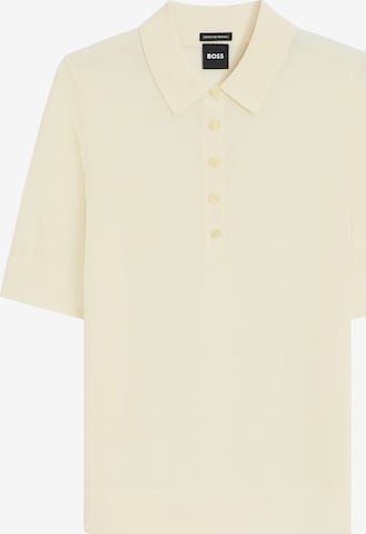 BOSS Sweater 'Fidenka' in Beige: front