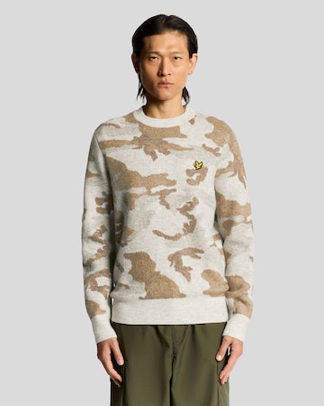 Lyle & Scott Trui in Bruin: voorkant