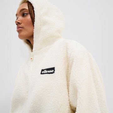 ELLESSE Kunstfelljacke 'Axamer' in Weiß