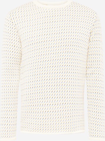 KnowledgeCotton Apparel Sweater in White: front