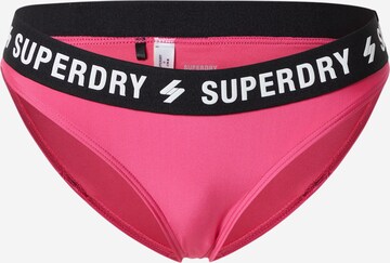Superdry - Cueca biquíni em rosa: frente
