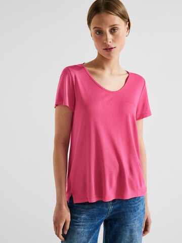 STREET ONE Majica | roza barva: sprednja stran
