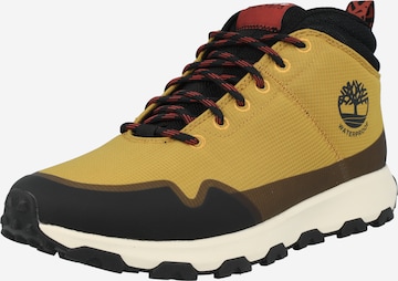 Boots stringati 'Winsor' di TIMBERLAND in giallo: frontale