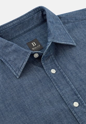 Boggi Milano Regular fit Button Up Shirt in Blue
