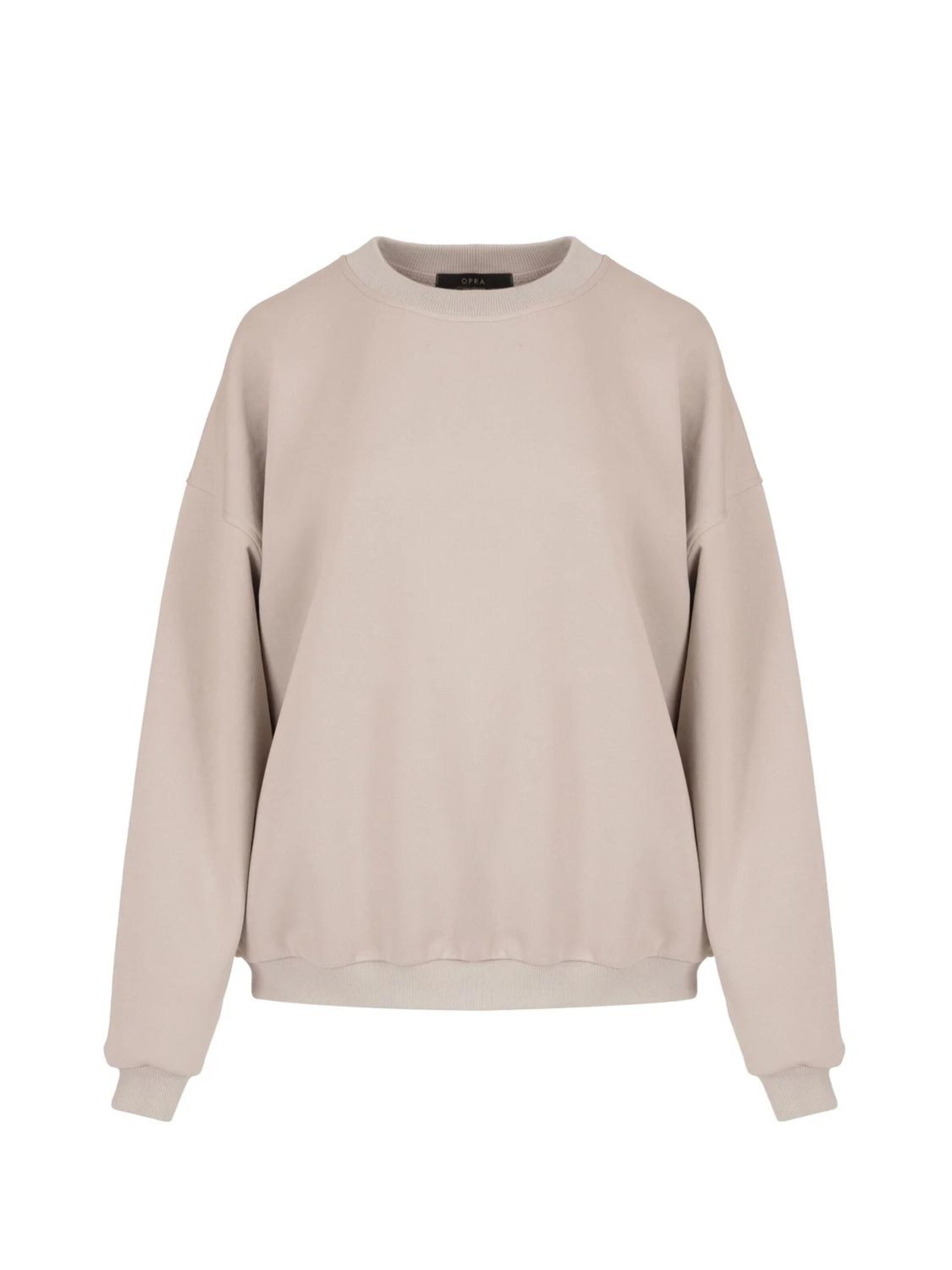 OPRA Oversized sweater 'Opra Bluza Dresowa Nestie Taupe' in Beige: front