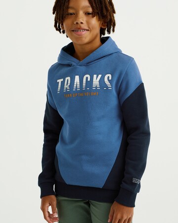 WE Fashion Sweatshirt in Blue: front