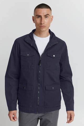 INDICODE JEANS Between-Season Jacket 'Bolven' in Blue: front