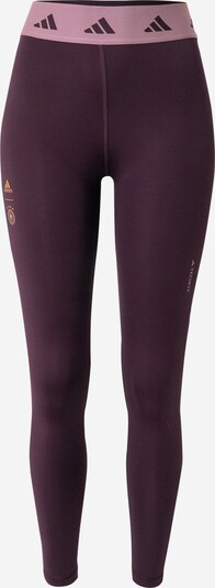 Sportinės kelnės 'DFB' iš ADIDAS PERFORMANCE, spalva – ryškiai rožinė spalva / burgundiško vyno spalva, Prekių apžvalga