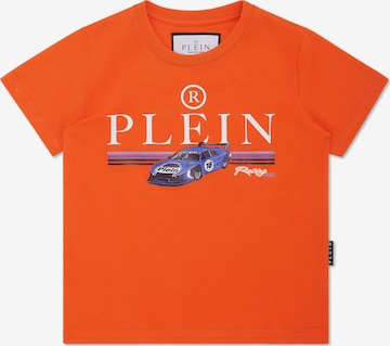 Philipp Plein - Camiseta 'Racing' en naranja: frente