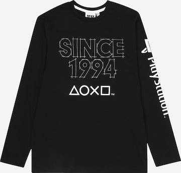 OVS Sweatshirt 'PLAYSTATION' in Black: front