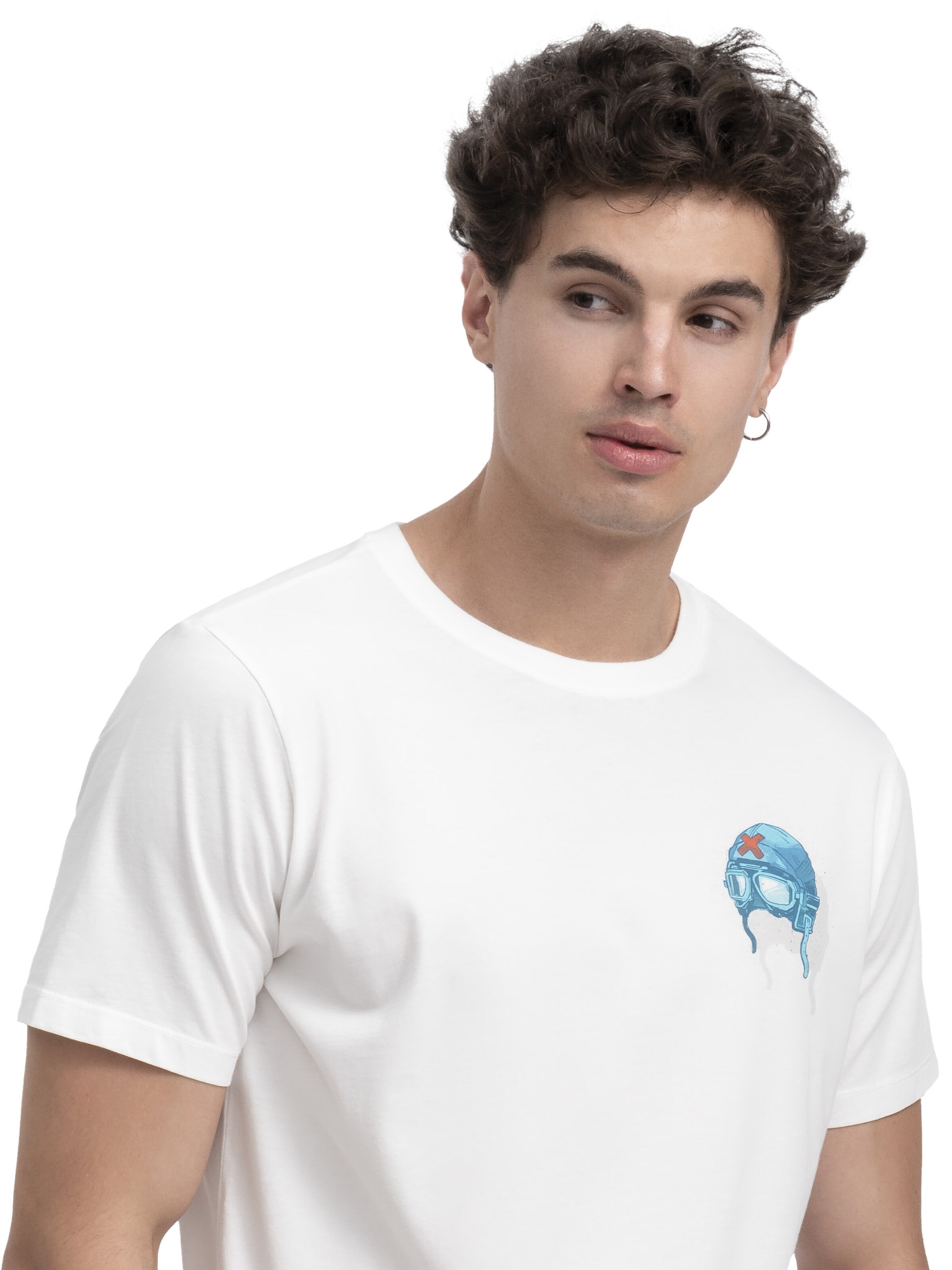 Kaft T-Shirt 'Target' in Weiß