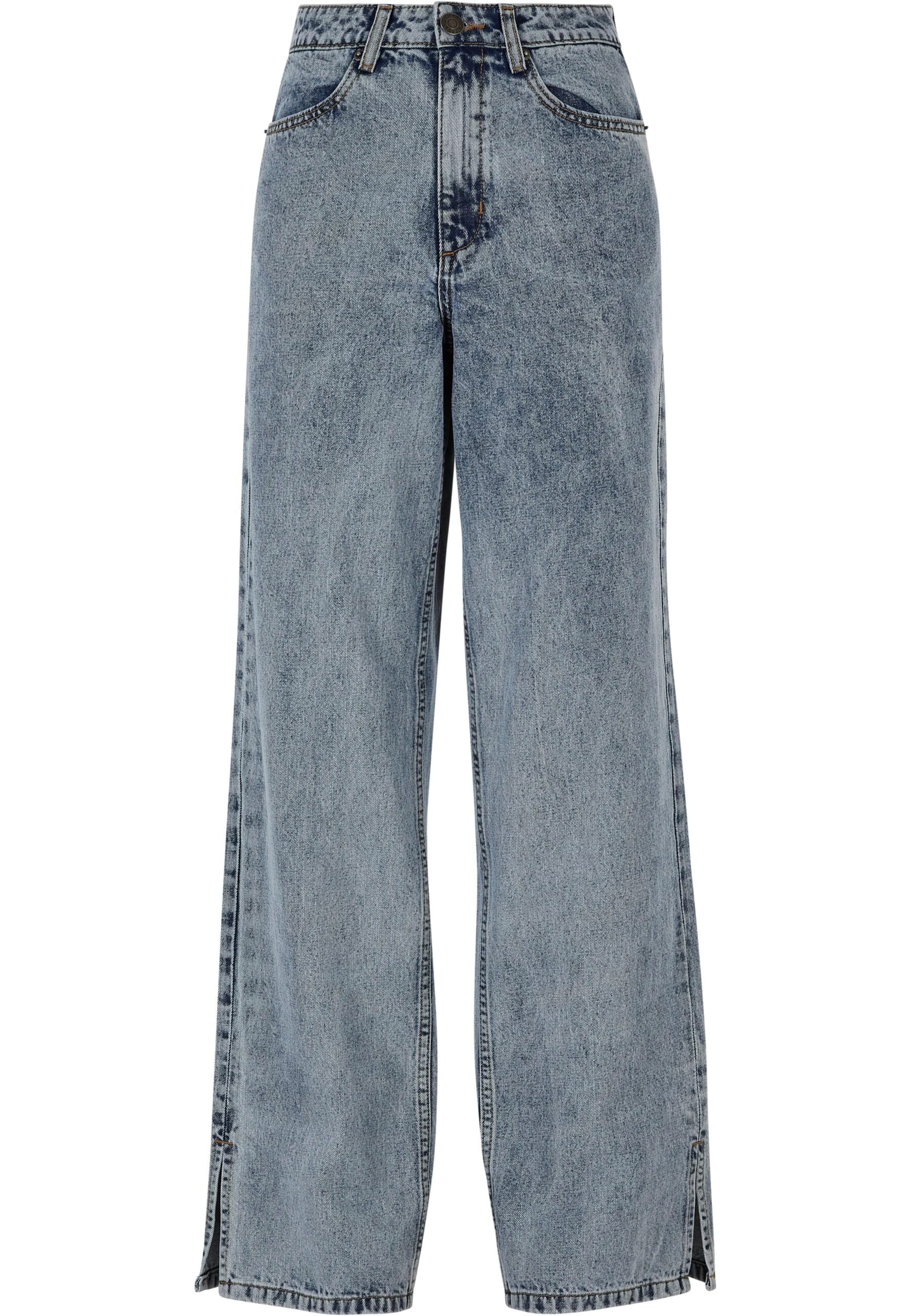 Largi Jeans de la Urban Classics pe albastru: față