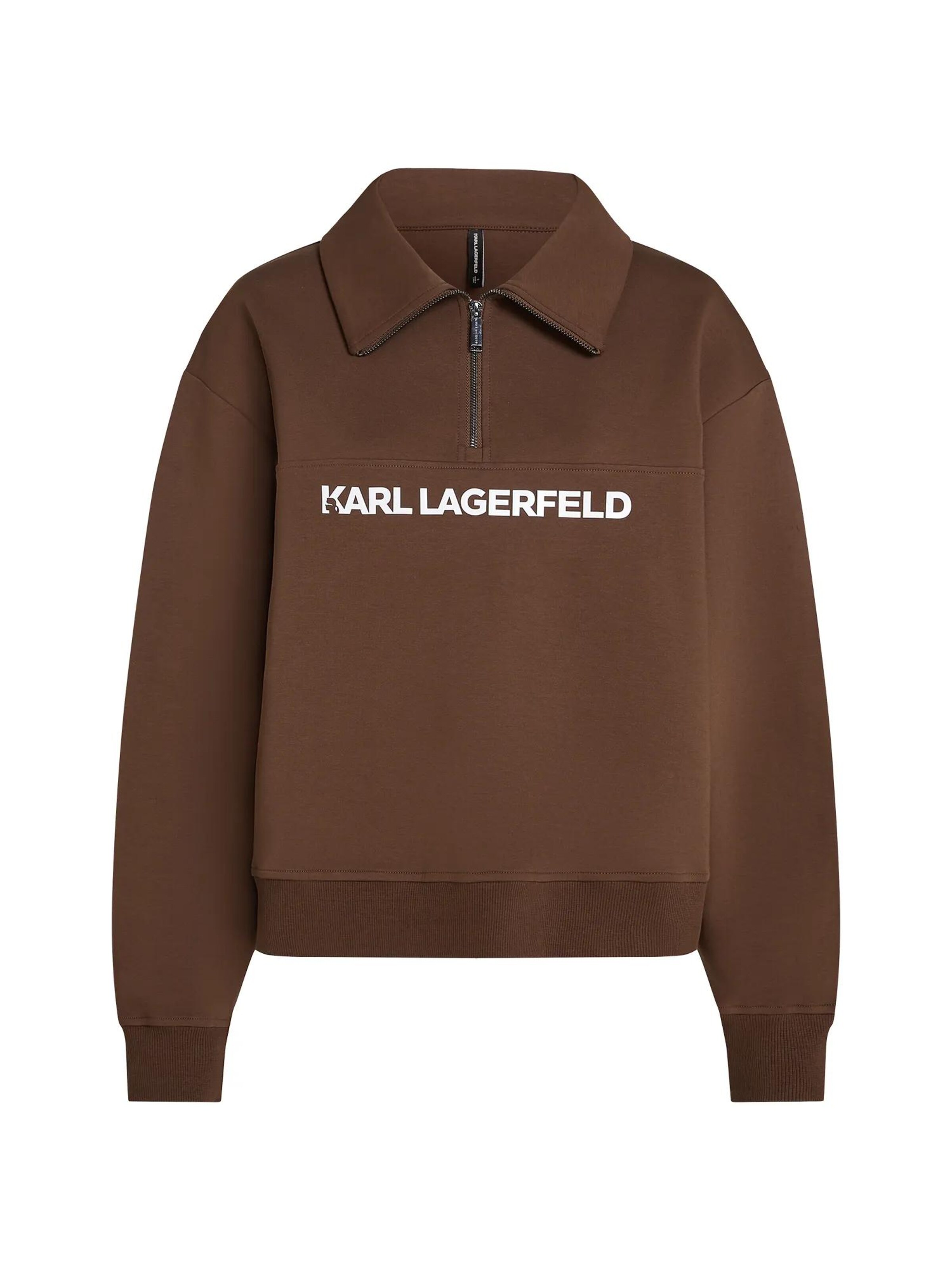 Karl Lagerfeld Mikina ve velikosti L - hnědá / bílá, Produkt