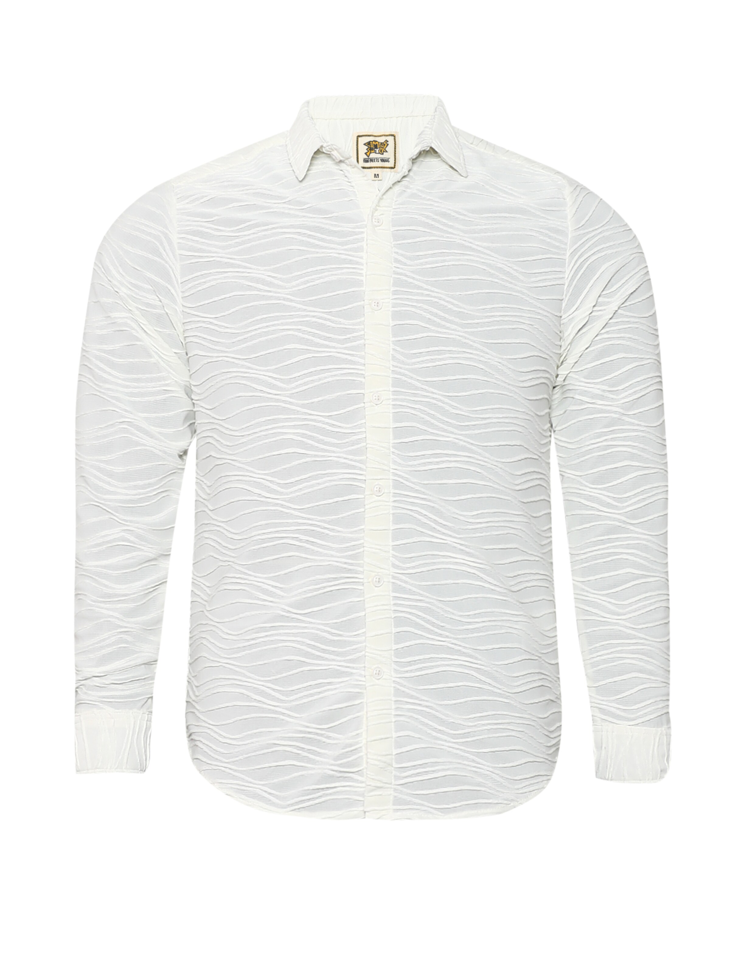 Campus Sutra Rovný strih Košeľa - Biela: predná strana