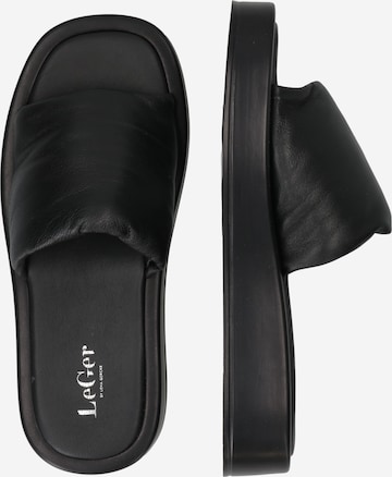 LeGer by Lena Gercke - Zapatos abiertos 'Sophia' en negro: lado