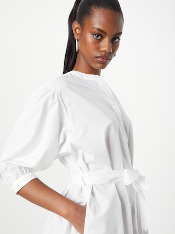 Robe-chemise 'Biella' MSCH COPENHAGEN en blanc