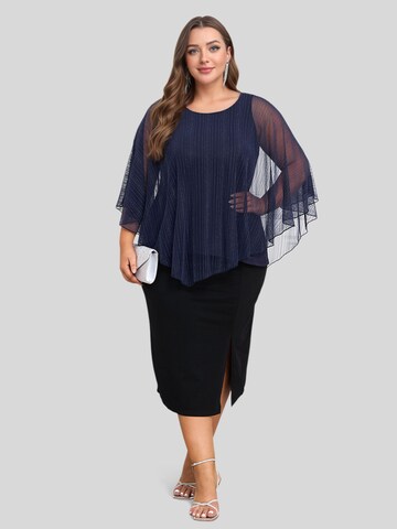 LapaPlus Blouse in Blauw