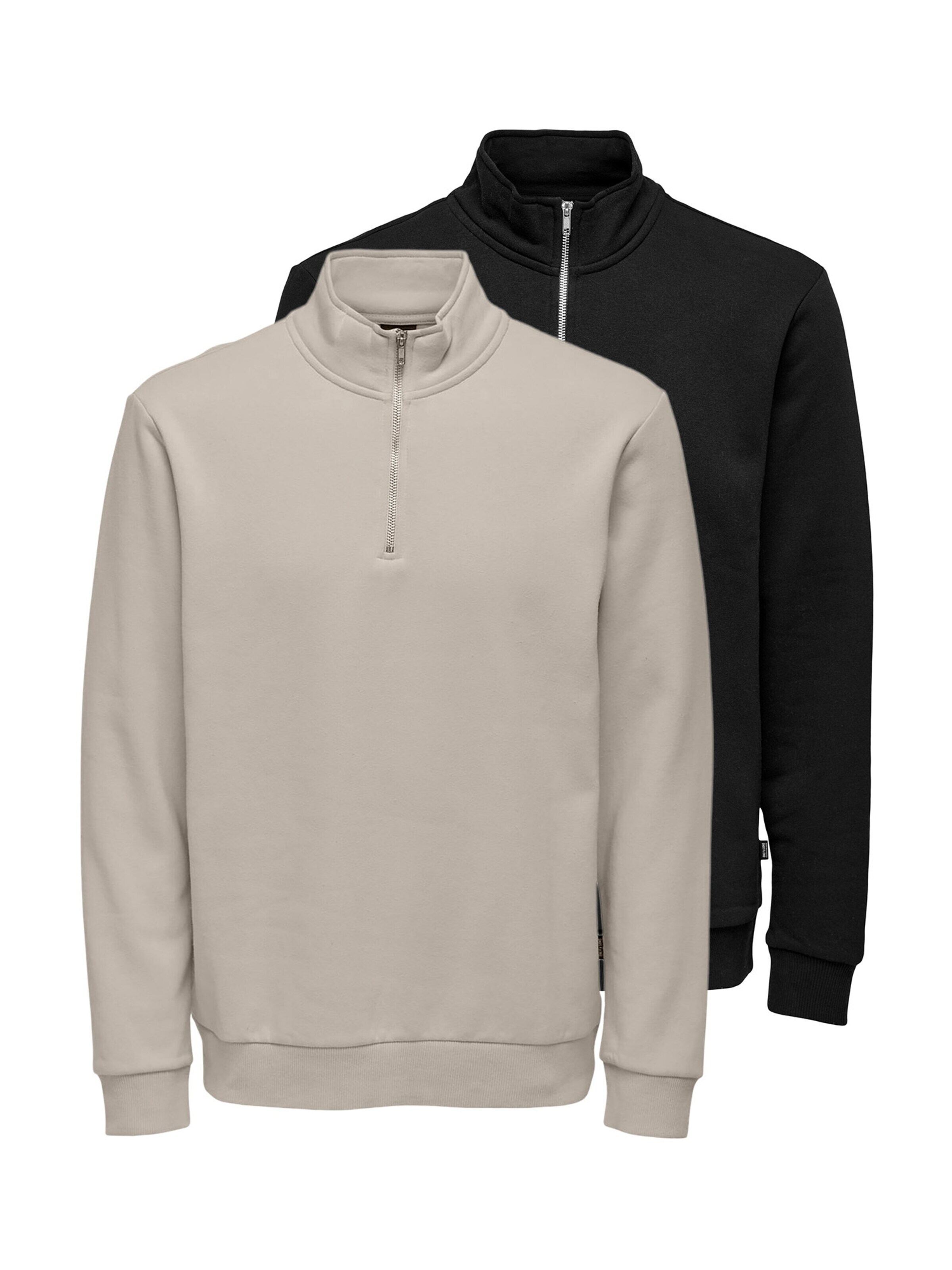 Only & Sons Sweatshirt 'Ceres'‌‌‌‌‌ in Beige: Vorderseite