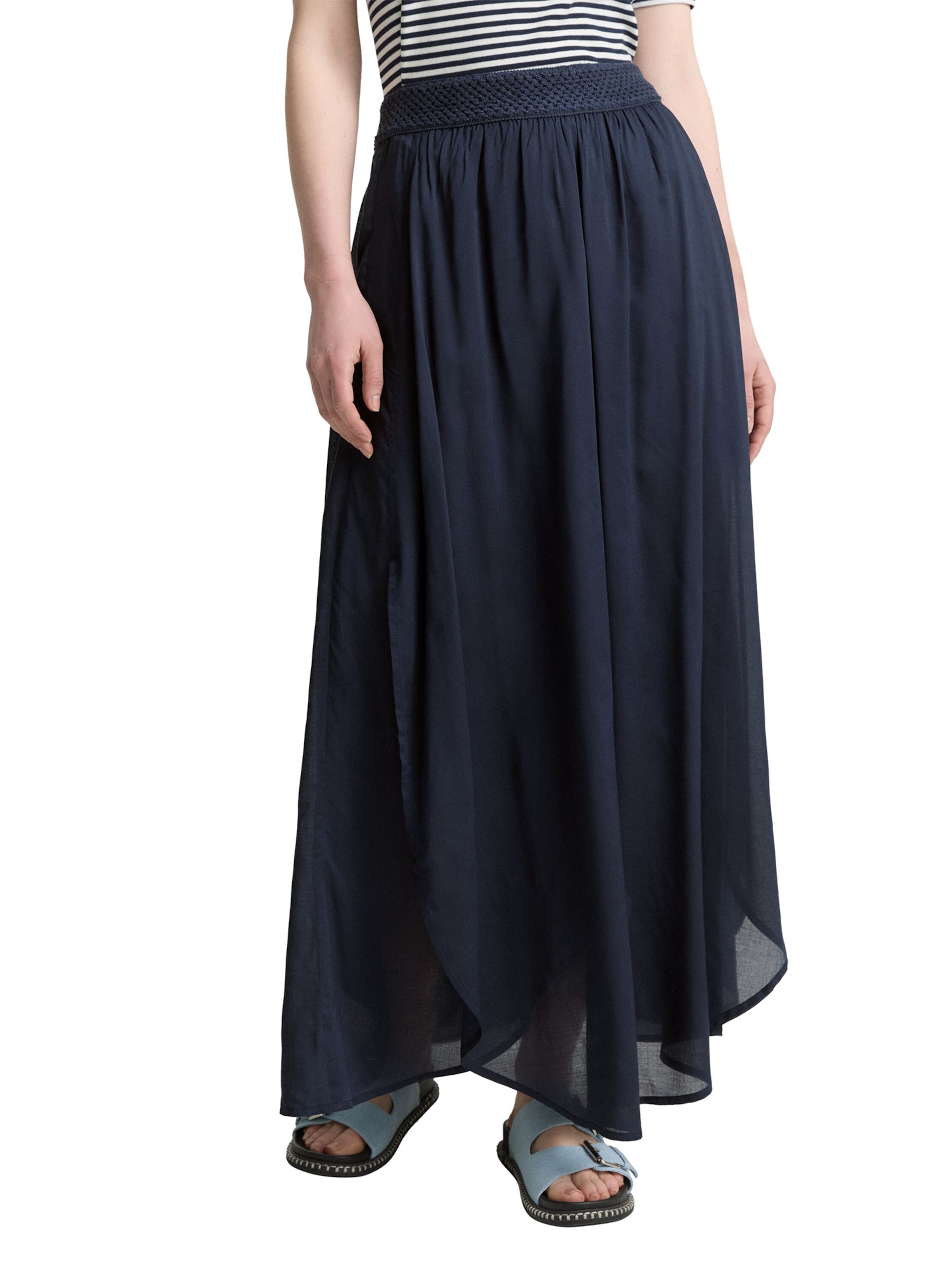 TOM TAILOR Spódnica w kolorze niebieski: przód