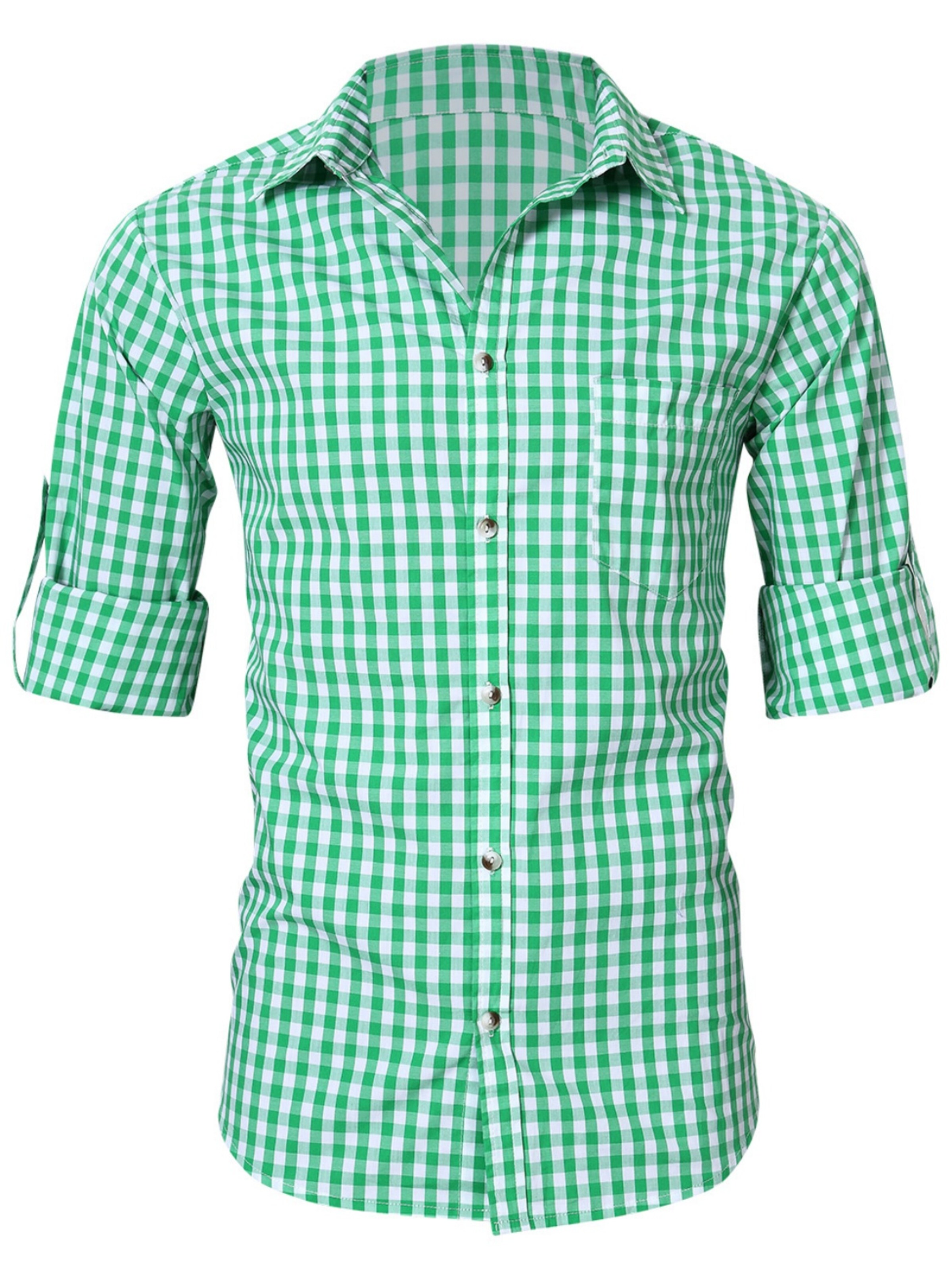 Yesfashion Regular Fit Hemd in Grün