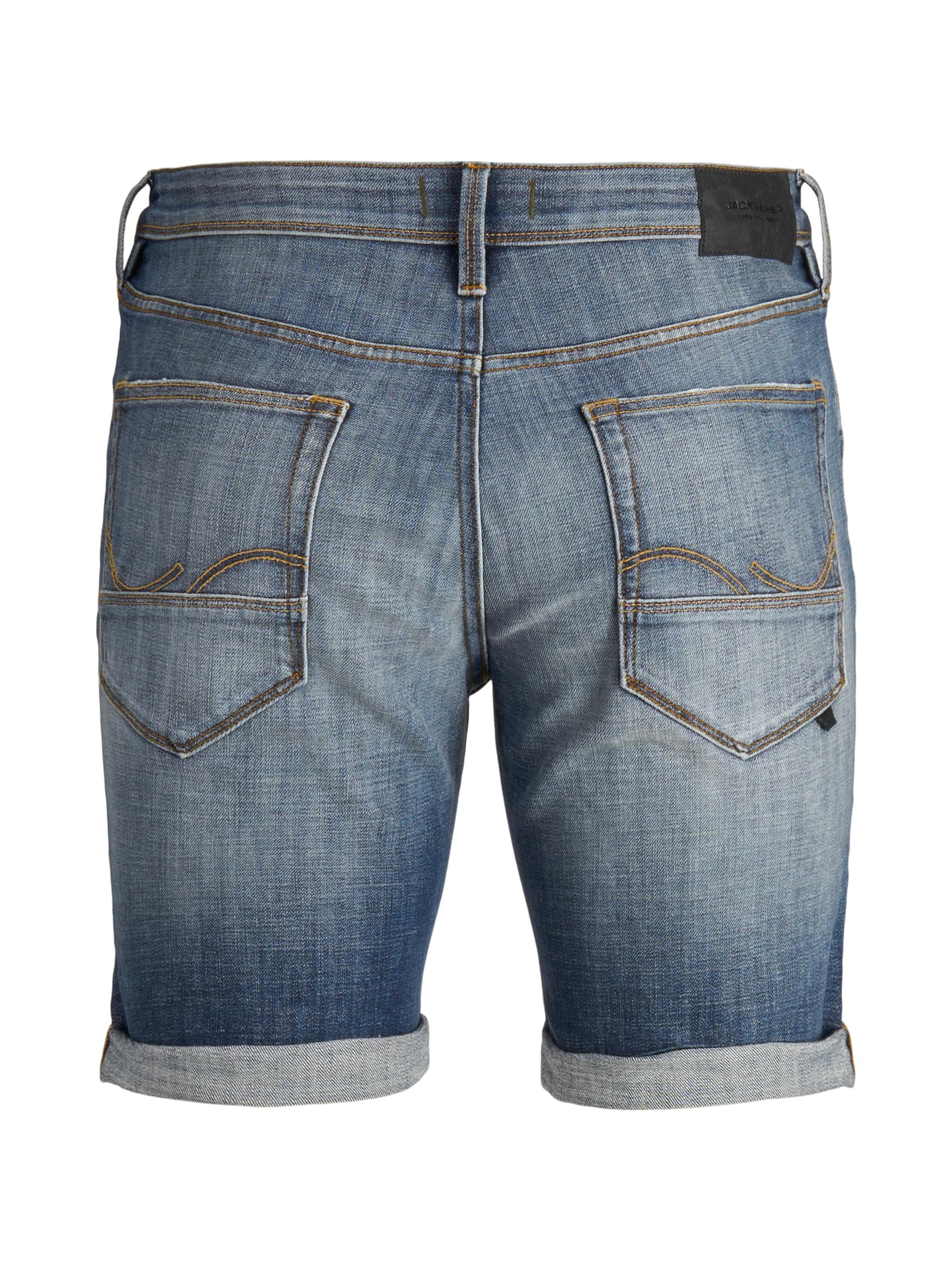 mėlyna JACK & JONES Standartinis Džinsai 'Rick Fox'
