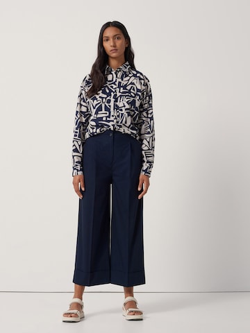 Someday Wide leg Pleated Pants 'Calisa' in Blue